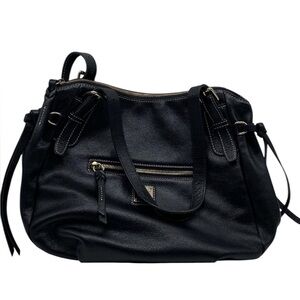 5913 Dooney & Bourke Black Leather Shoulder Bag